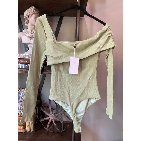 Lovers + Friends Florence Bodysuit Dark Green - Picture 11 of 12